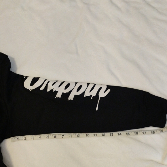 Black Graphic Sweater with Animated Character Design - Picture 13 of 14